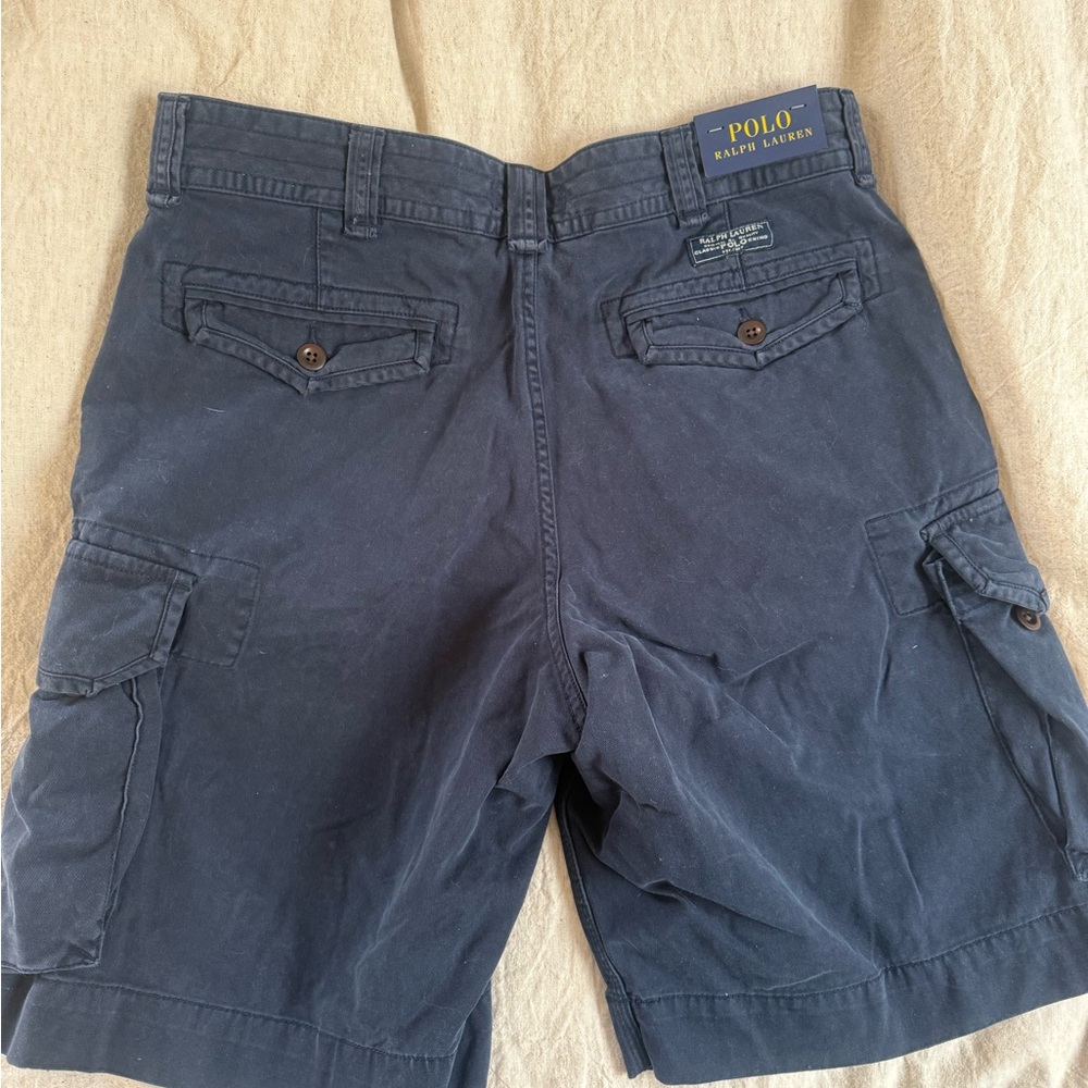 Ralph Lauren Men's Navy Cargo Shorts
